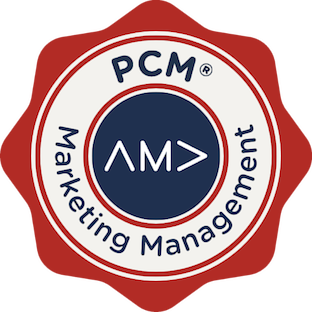 AMA PCM Marketing Management Certification badge